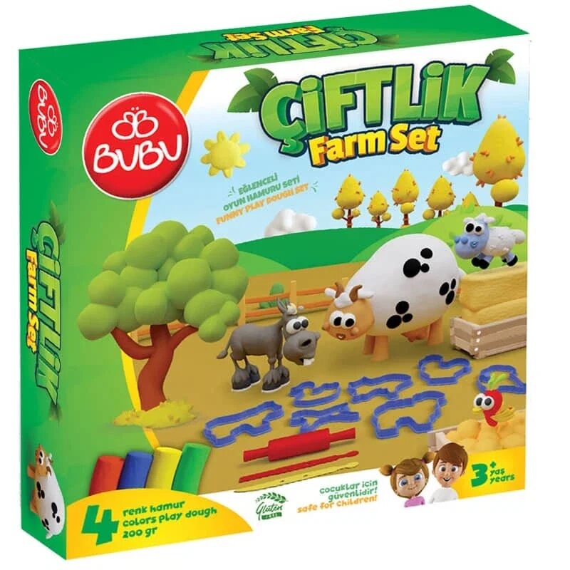 Bu-Bu Oyun Hamuru Seti Çiftlik