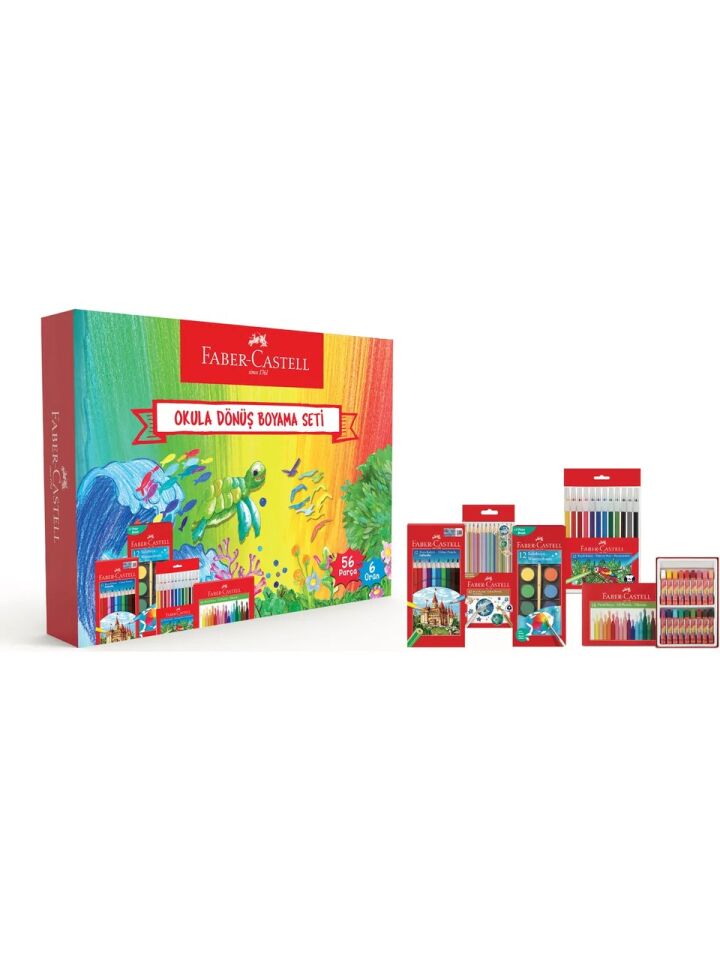 Faber-Castell Okula Dönüş Boyama Seti