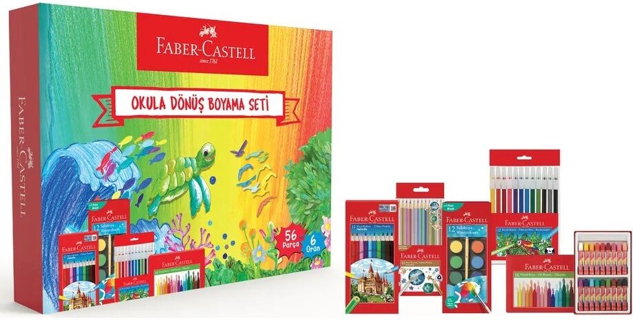 Faber-Castell Okula Dönüş Boyama Seti