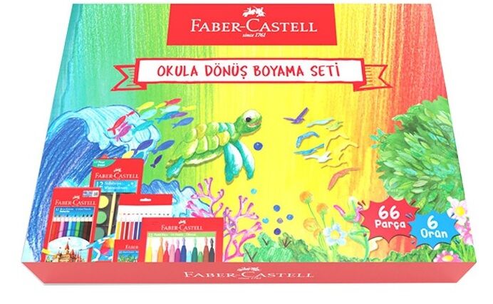 Faber-Castell Okula Dönüş Boyama Seti