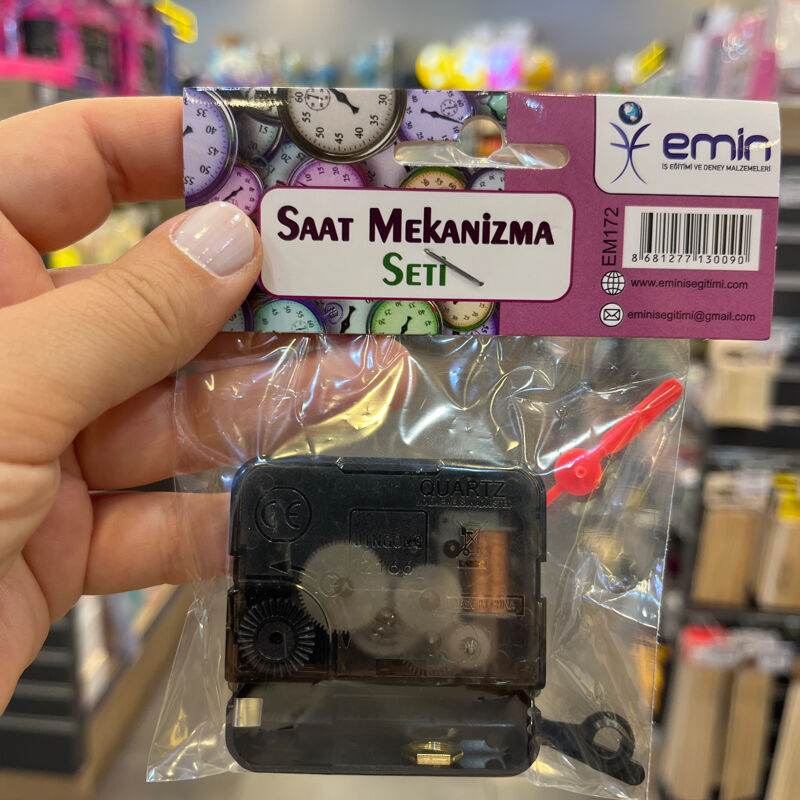 Emin İş Eğitimi Saat Mekanizması Seti