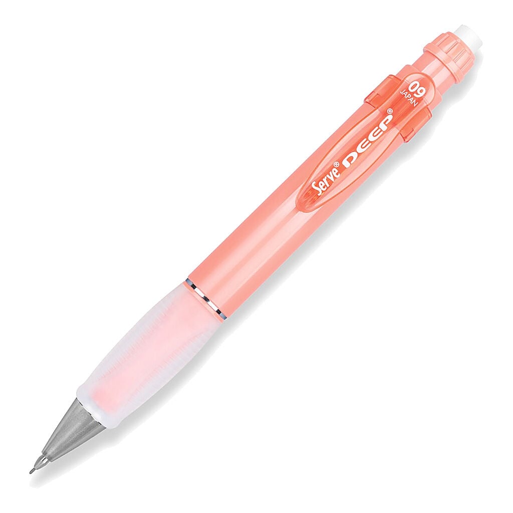 Serve Deep Mekanik Kurşun Kalem 09 Mm Mercan