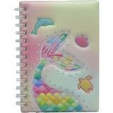 Taros Unick Color Deniz Kızı Kabartmalı A5 Defter
