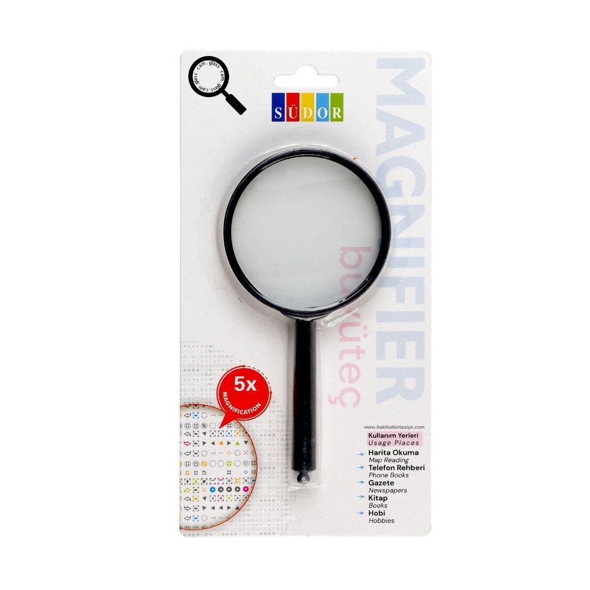 Südor Büyüteç Cam Blisterli 75 Mm