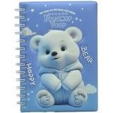 Taros Unick Color Happy Bear Kabartmalı A5 Defter