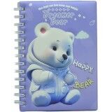 Taros Unick Color Happy Bear Kabartmalı A5 Defter