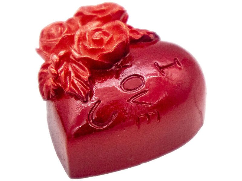 KmyI Love You Kalp Silikon Kalıbı Gül-03