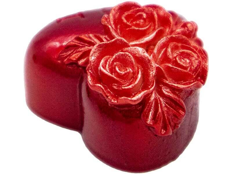 KmyI Love You Kalp Silikon Kalıbı Gül-03