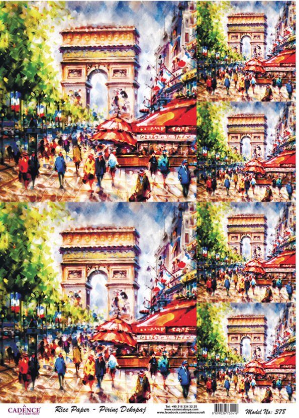 Cadence Pirinç Kağıt Model 378 30X42