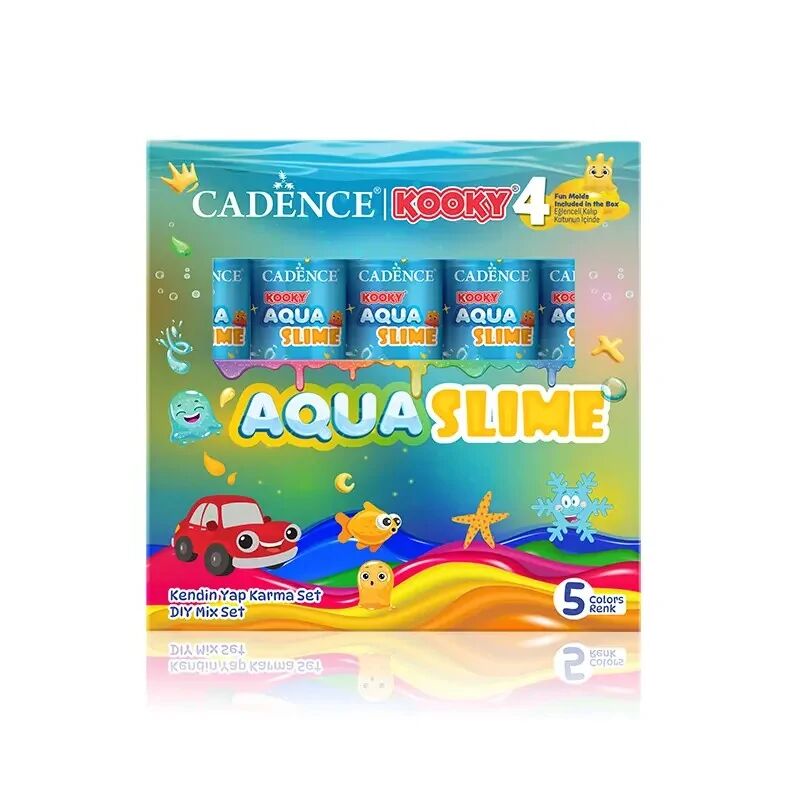 Cadence Kooky Aquaslime Kendin Yap Karma Set 5x90 Ml