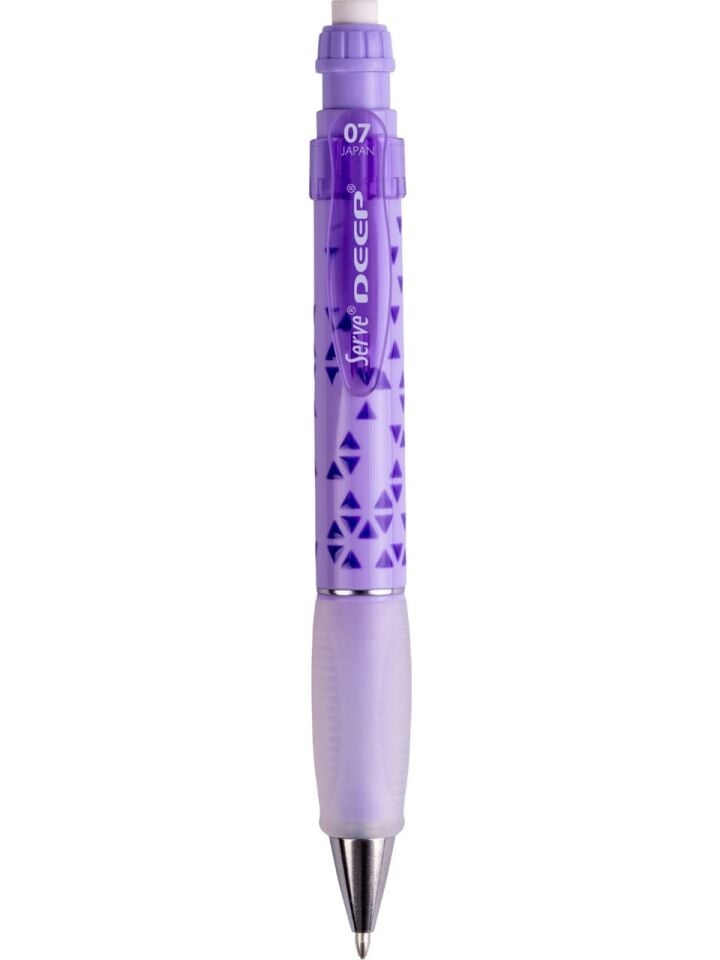 Serve Deep Mekanik Kurşun Kalem 07 Mm Lavanta Renkli Üçgen