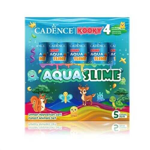 Cadence Kooky Aquaslime Orman Hayvanları Seti Set 5x90 Ml