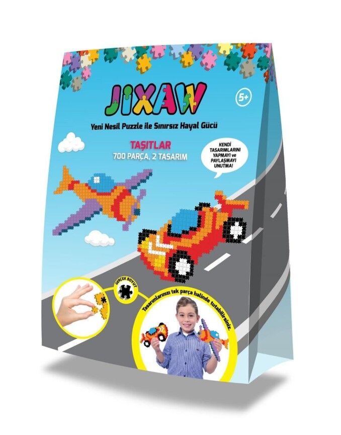 Jıxaw Yeni Nesil Puzzle 700 Parça Taşıtlar