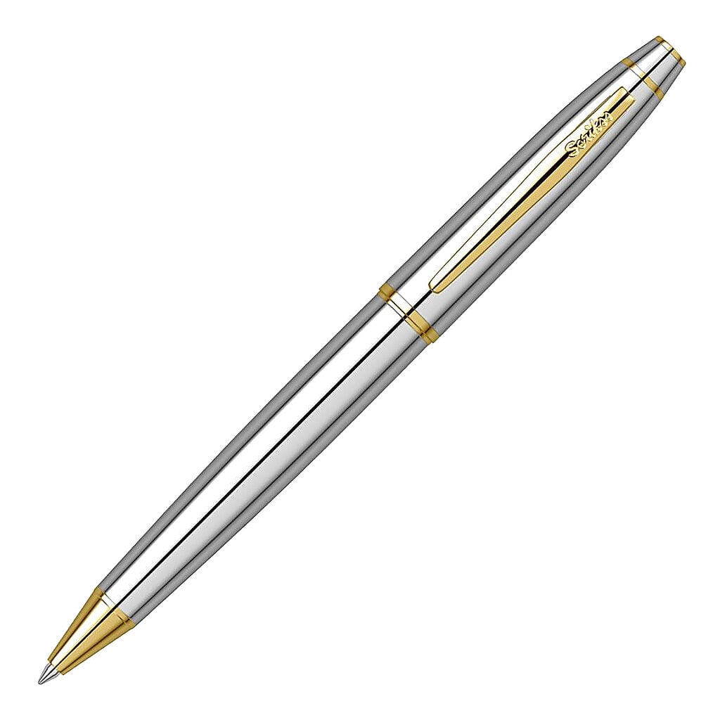 Scrikss 35 Tükenmez Kalem Gold Krom