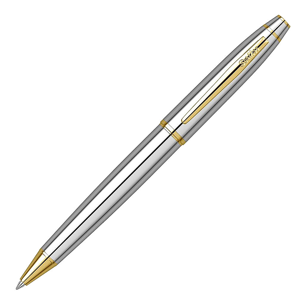 Scrikss 35 Tükenmez Kalem Gold Krom