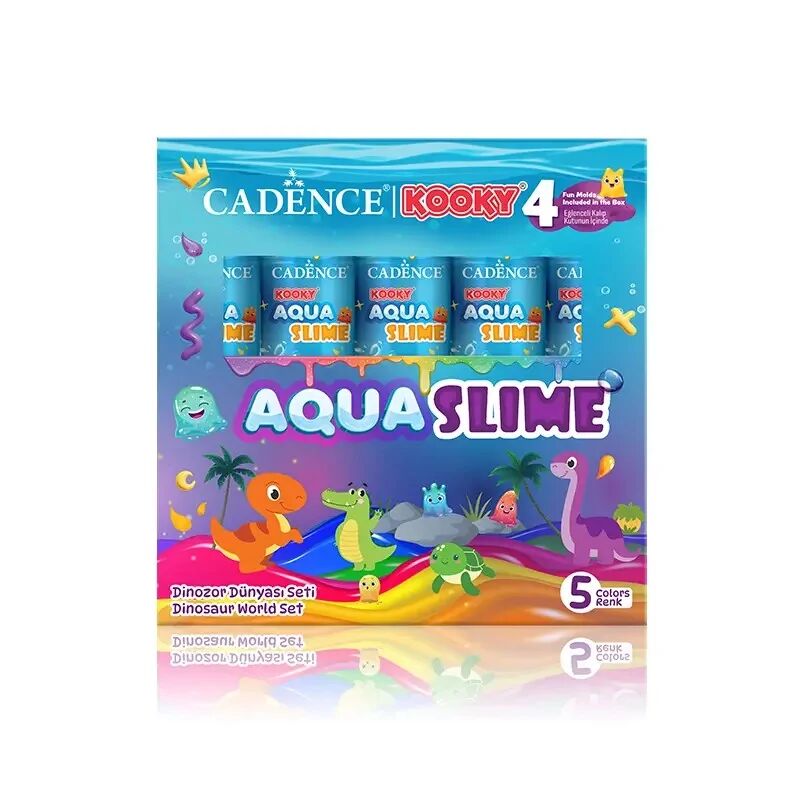 Cadence Kooky Aquaslime Dinazor Dünyasıi Set 5x90 Ml