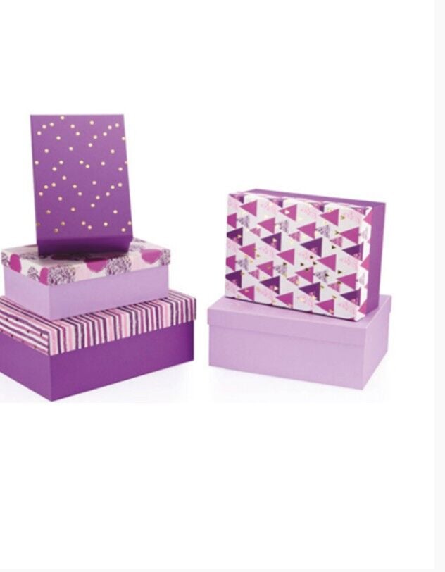 Gıpta Viola Diktörtgen Kutu Seti 03