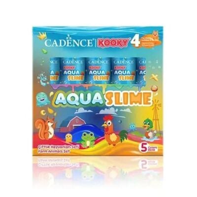Cadence Kooky Aquaslime Çiftlik Haynvaları Seti 5x90 Ml
