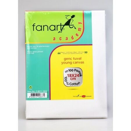 Fanart Academy Tuval %100 Pamuk 280 Gr 18x24 Cm
