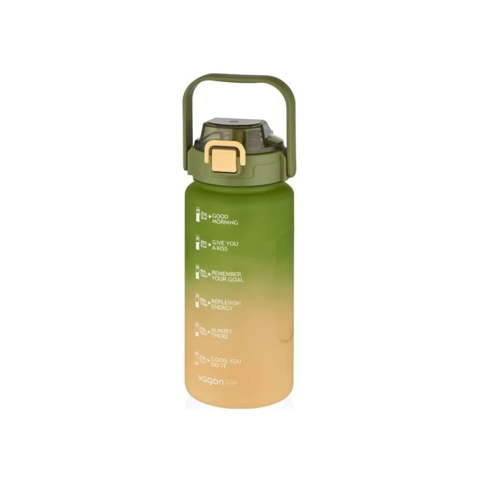 Vagonlife 2000 Ml Plastik Matara Green