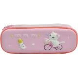 Taros Unick Color Kedi Kabartmalı 2 Gözlü Kalemkutu