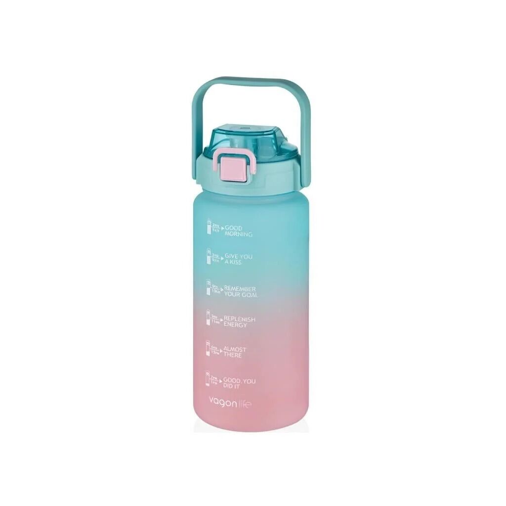 Vagonlife 2000 Ml Plastik Matara Pink