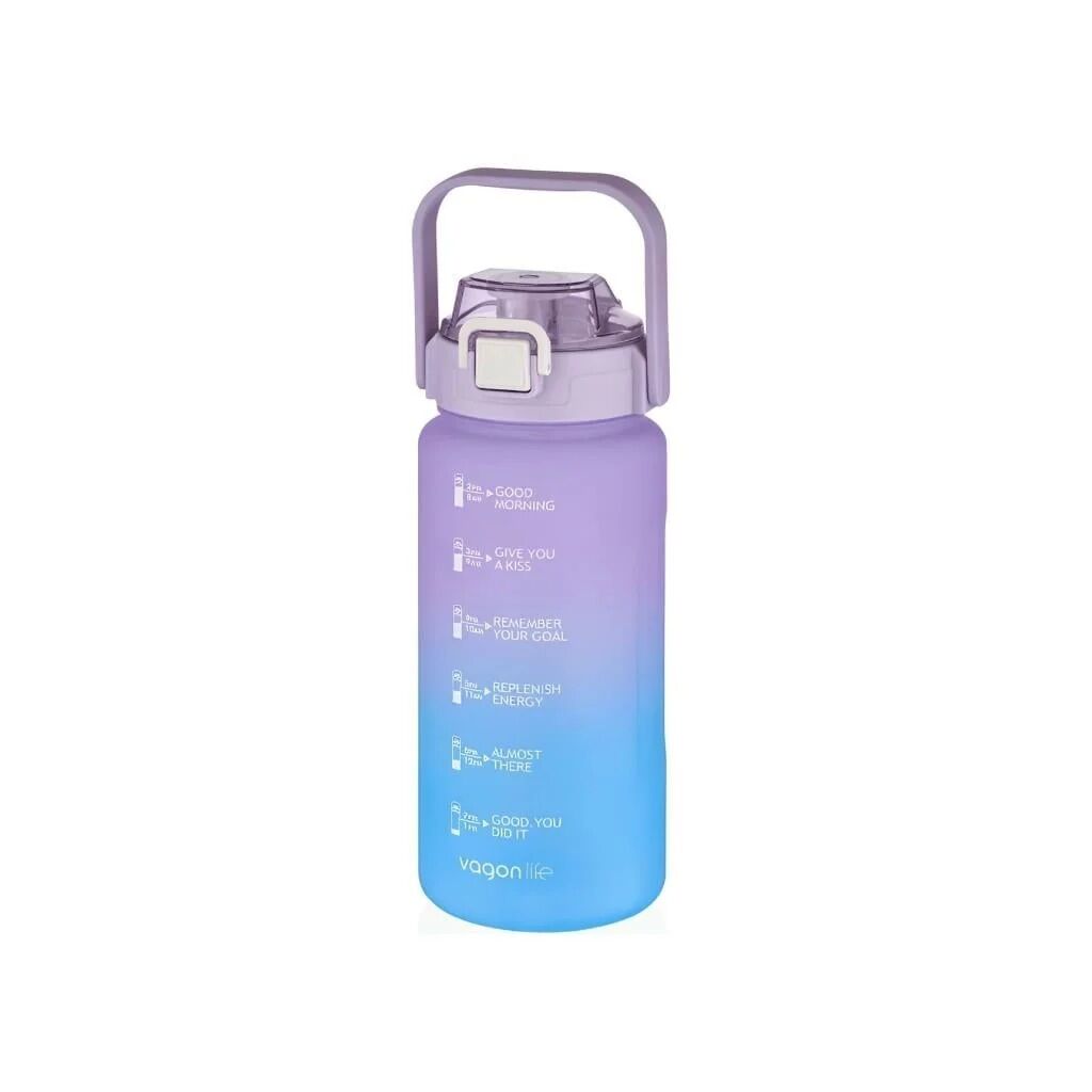 Vagonlife 2000 Ml Plastik Matara Purple