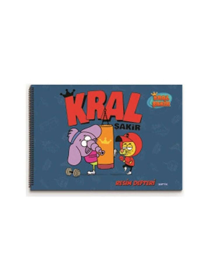 Gıpta Kral Şakir Spiralli Resim Defteri 25x35 15 Yaprak