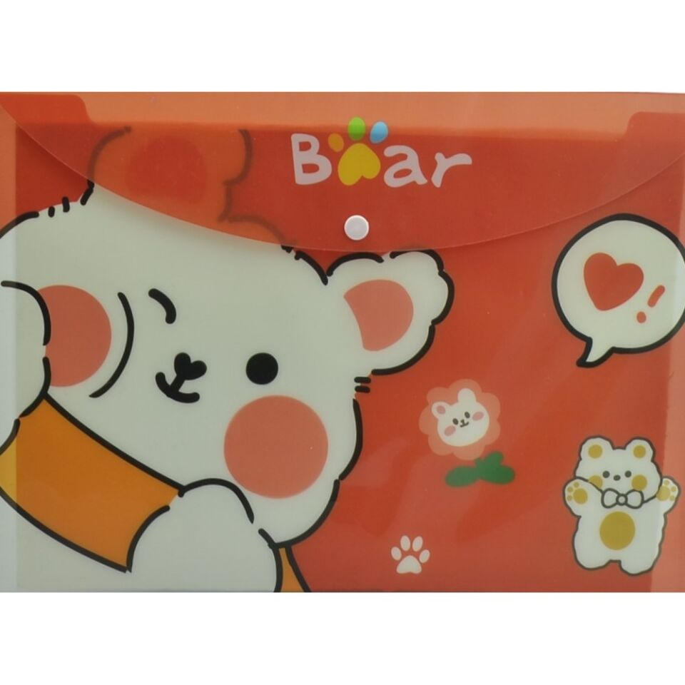 Taros Unick Color Bear A4 Çıtçıt Dosya