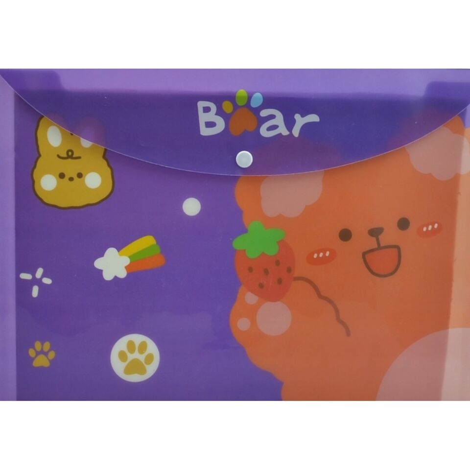 Taros Unick Color Bear A4 Çıtçıt Dosya