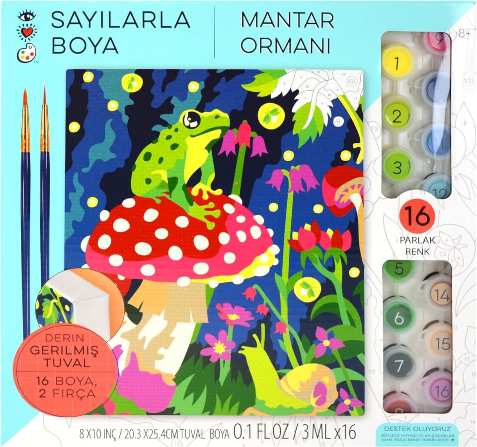Craft And Arts Numaralarla Boya Seti Man