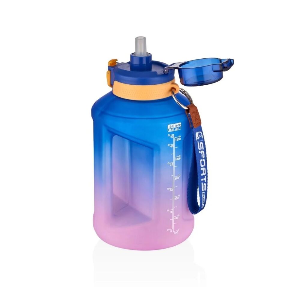 Vagonlife 1600 Ml Soft Touch Motivasyon Su Matarası