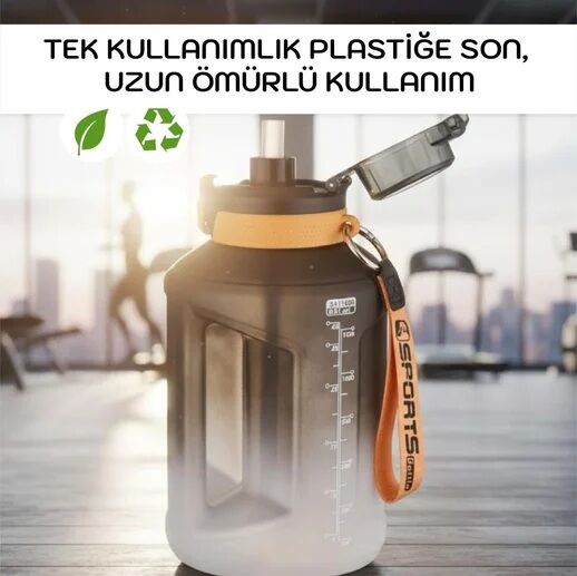 Vagonlife 1600 Ml Soft Touch Motivasyon Su Matarası