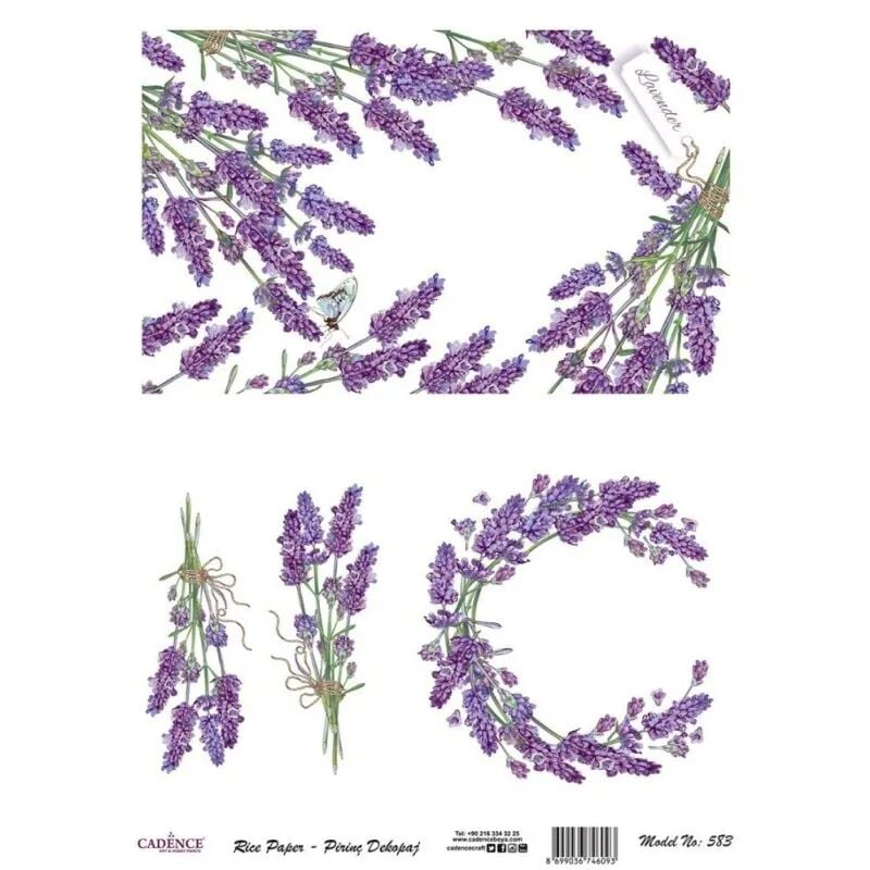 Cadence Pirinç Kağıt Model 583 30x42