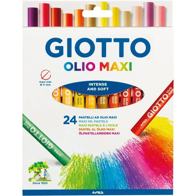 Giotto Hang Olio Maxi Yağlı Pastel Boya 24 Lü