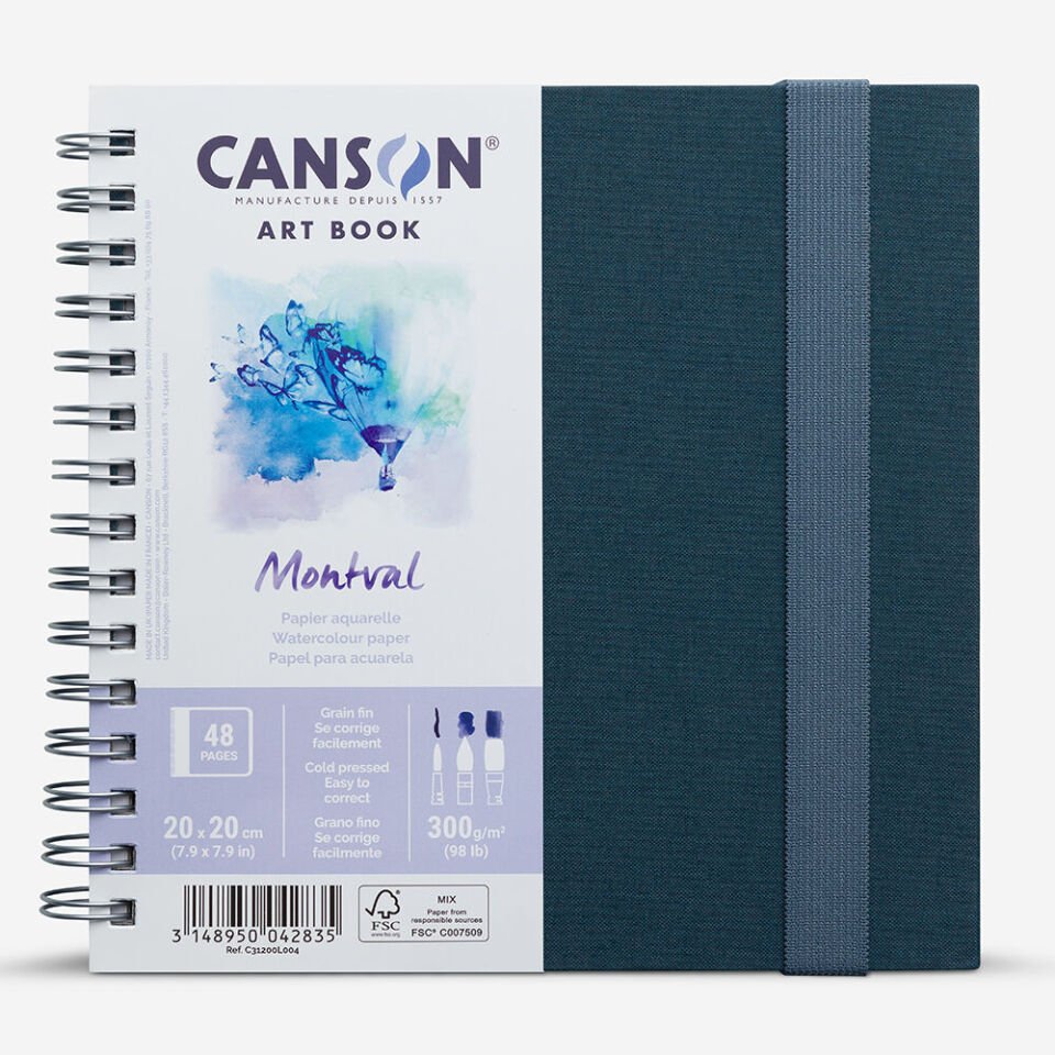 Canson Spp Can Book 24S Montval 20x20