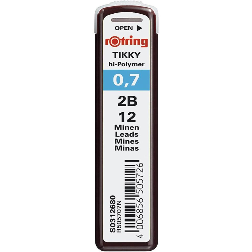 Rotring Tikky Min Silgi 3 Lü Okul Seti- 0.7 Bordo