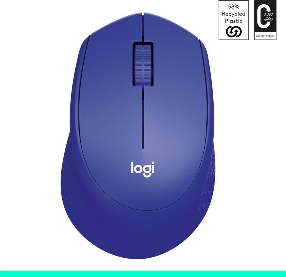 Logitech 910-004910 M330 Silent Plus Kablosuz Mavi Mouse