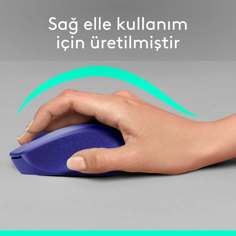 Logitech 910-004910 M330 Silent Plus Kablosuz Mavi Mouse
