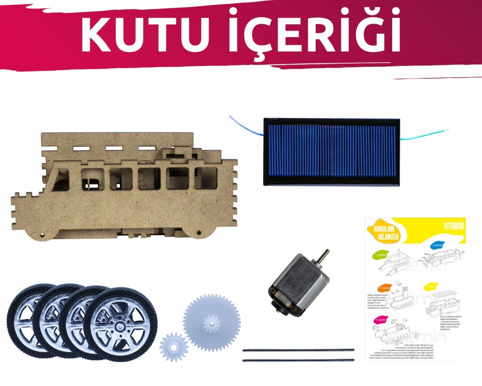 Emin İş Eğitimi Güneş Enerjili Otobüs Yapım Seti