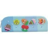 Taros Unick Color Rainbow Süslü Delikli Silikon Kalemkutu