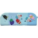 Taros Unick Color Rainbow Süslü Delikli Silikon Kalemkutu