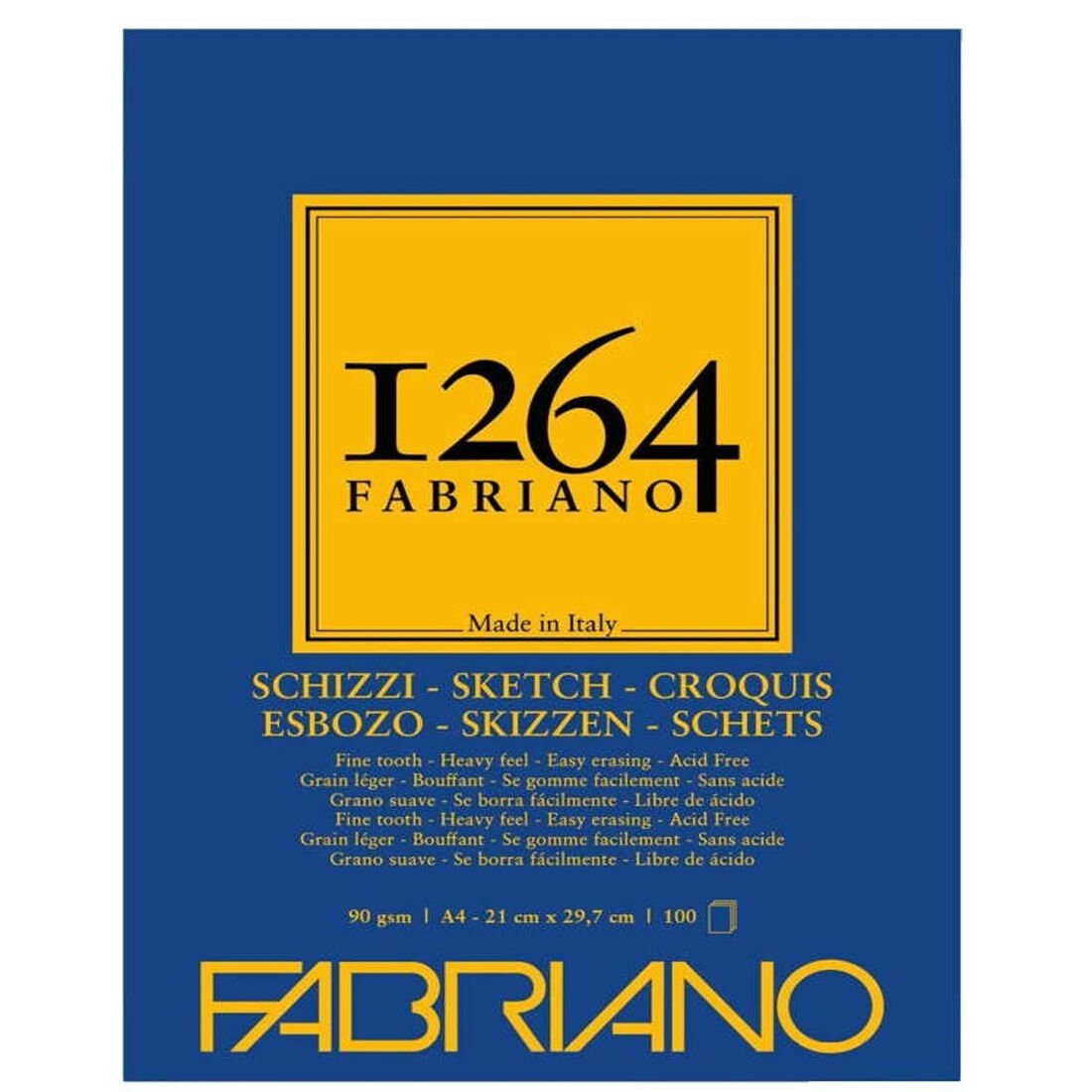 Fabriano 1264 Sketch Paper Eskiz Bloğu 90 Gr A4 100 Yaprak