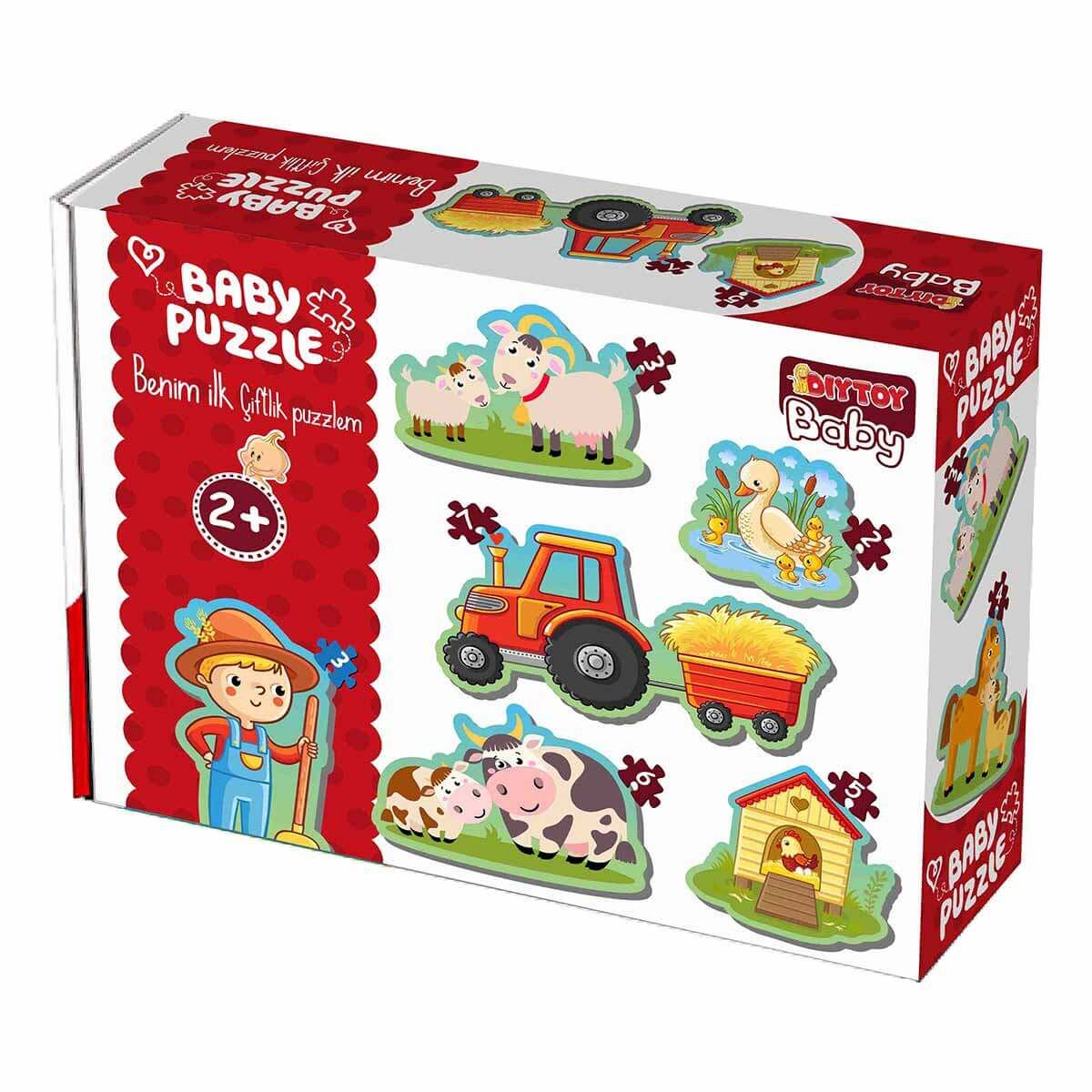 Circle Toys Baby Puzzle Çiftlik Hayvanları