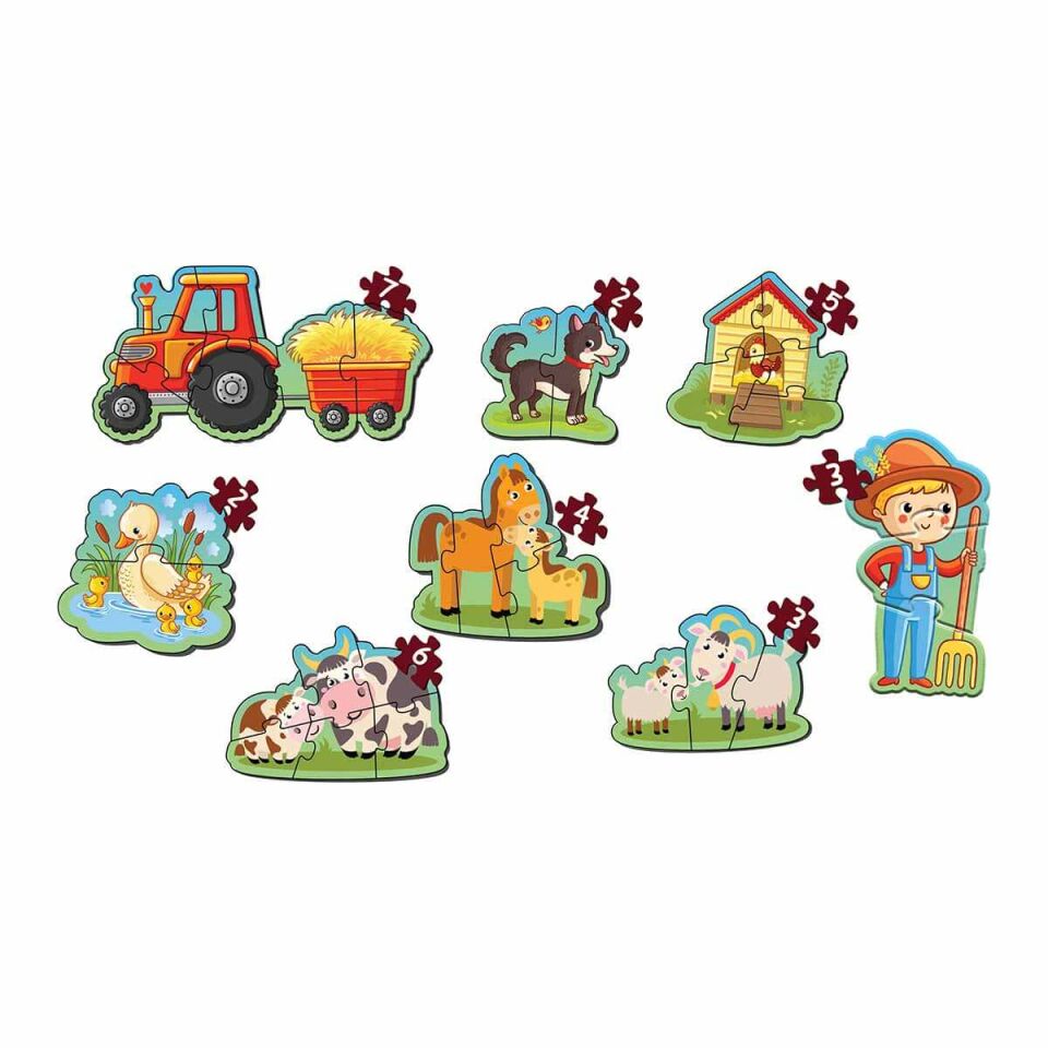 Circle Toys Baby Puzzle Çiftlik Hayvanları