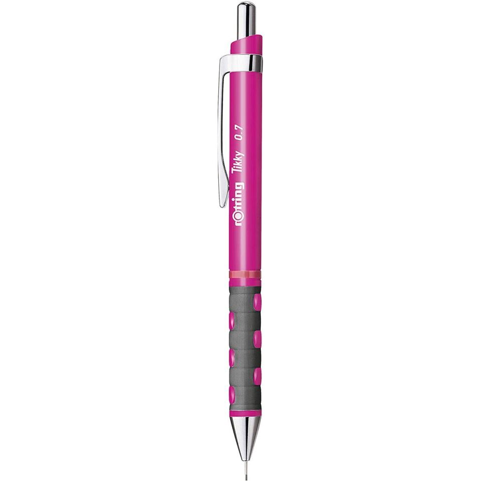 Rotring Tikky Min Silgi 3 Lü Okul Seti 0.7 Neon Pembe