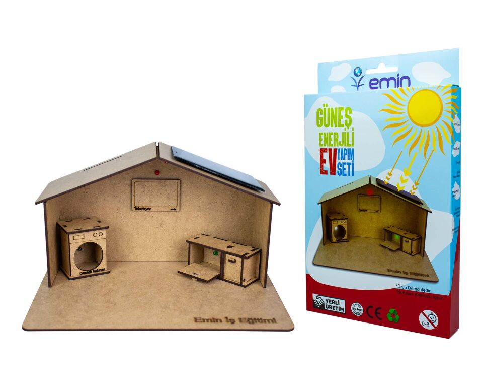 Emin İş Eğitimi Güneş Enerjili Ev Yapım Seti
