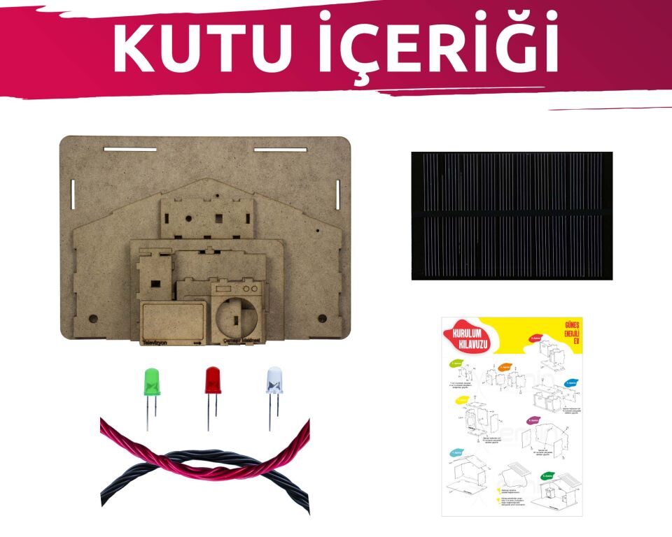 Emin İş Eğitimi Güneş Enerjili Ev Yapım Seti