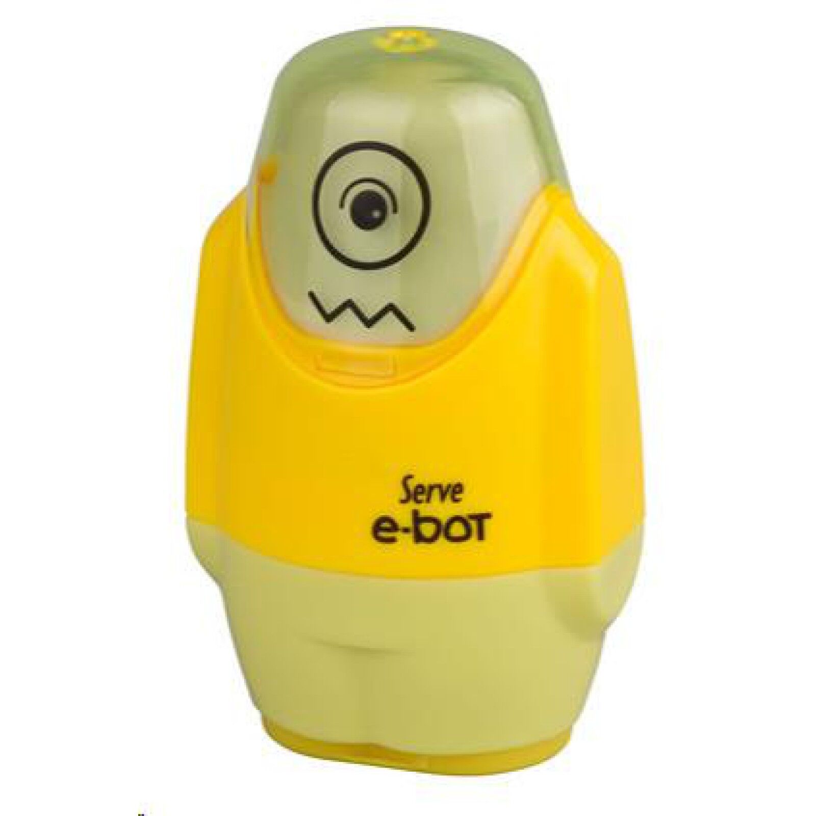 Serve E-Bot Silgili Kalemtraş Sarı Tekli