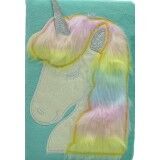 Taros Unick Color Simli Unicorn Peluş Hatıra Defteri